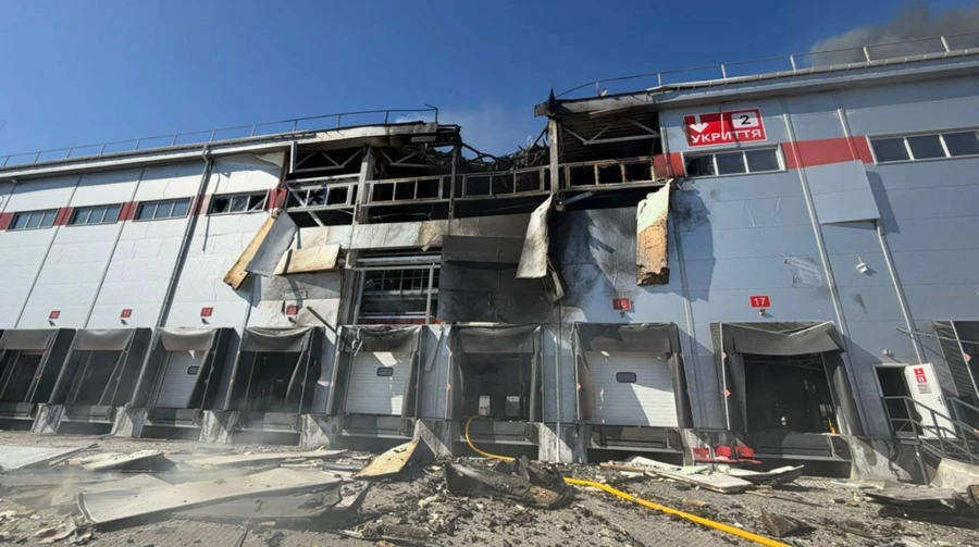 Russian forces strike Nova Poshta terminal in Odesa Oblast