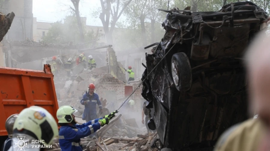 Zelenskyy: Missile that killed 12 in Kyiv made with 116 foreign components, majority US-made