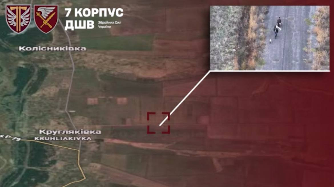 Russians kill two civilians and a dog walking under white flag with FPV drone – video