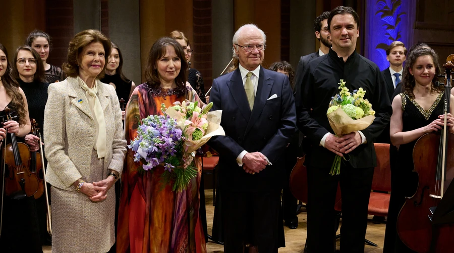 Swedish king and queen attend opening of Ukrainian Spring festival