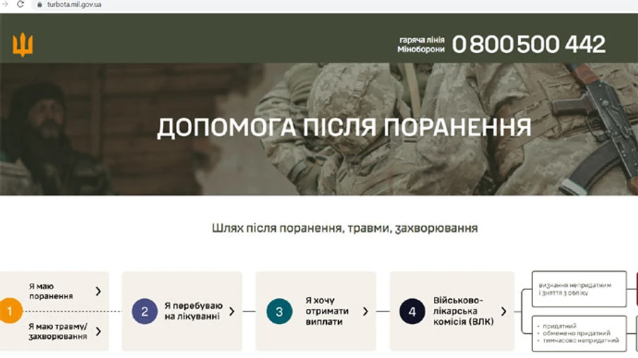 Міноборони запустив сторінку для поранених військових