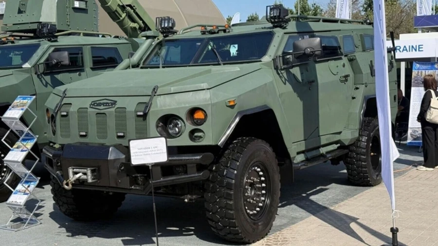 Ukrainian Armor unveils upgraded Novator armoured vehicle with reinforced protection and air defence command module – photos