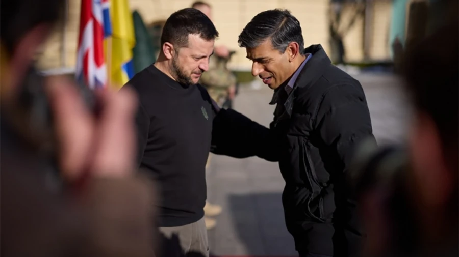 Zelenskyy presents Sunak with Order of Freedom
