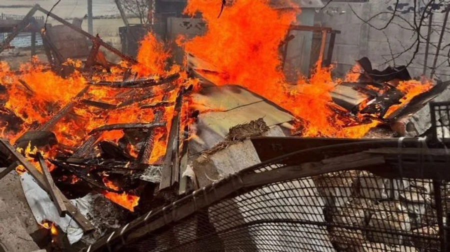 У Нікополі через черговий російський обстріл поранений чоловік