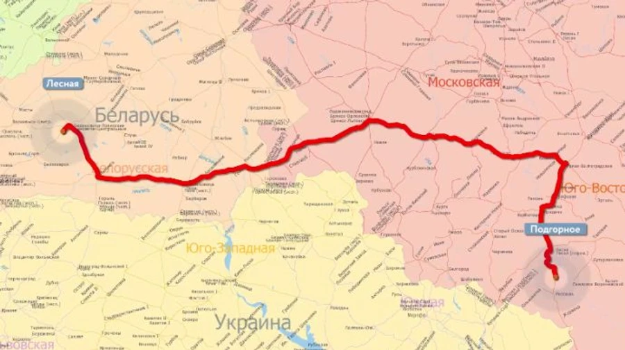 Conscripts with equipment transferred from Belarus to Russia, closer to Luhansk Oblast