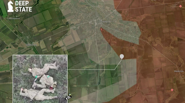 DeepState: Россияне расстреляли трех украинских бойцов возле Гуляйполя