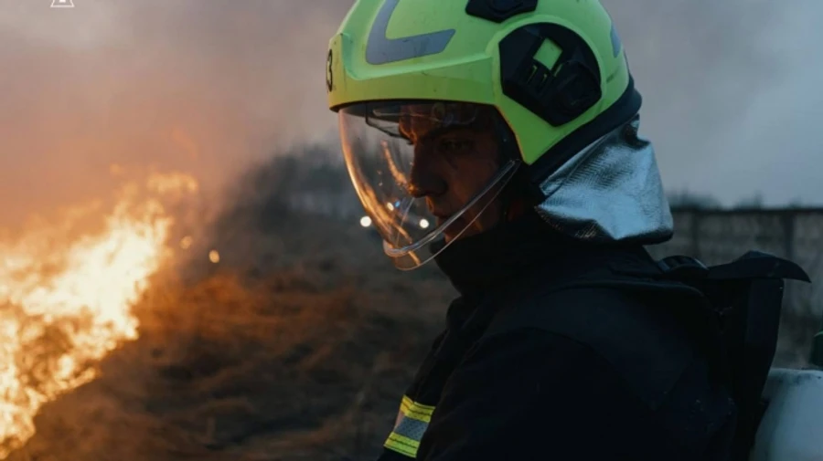 Russians hit Mykolaiv: fire breaks out at infrastructure facility