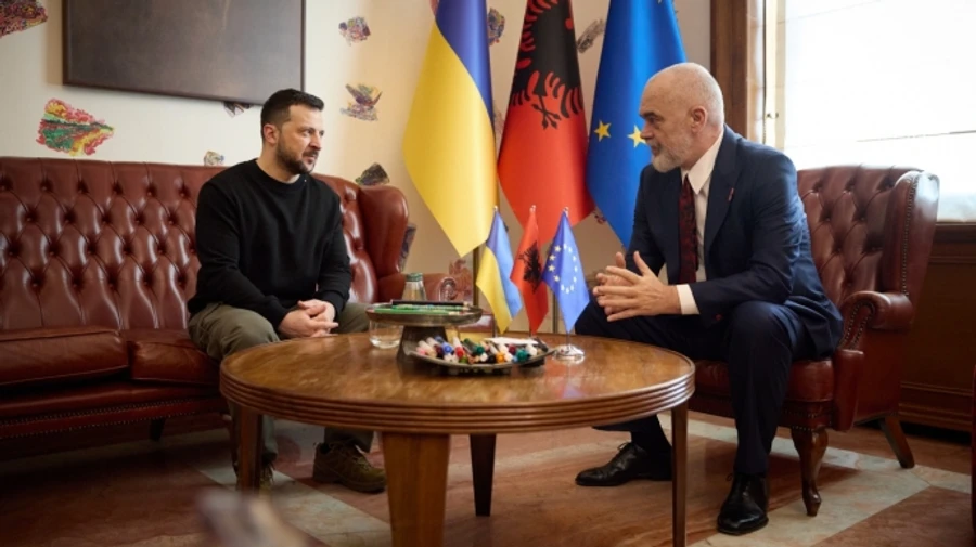 Albanian PM meets with Zelenskyy – video