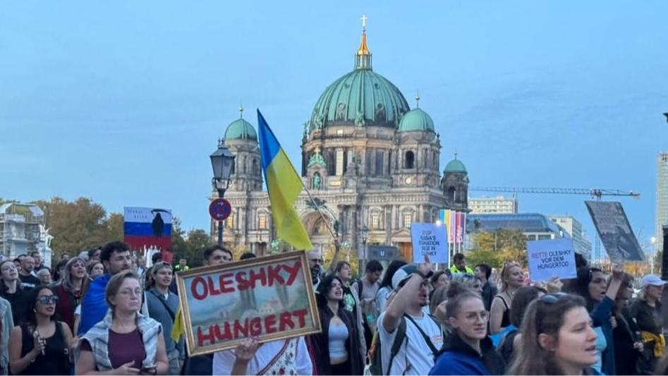 У Берліні пройшла акція на підтримку жителів окупованих Олешок