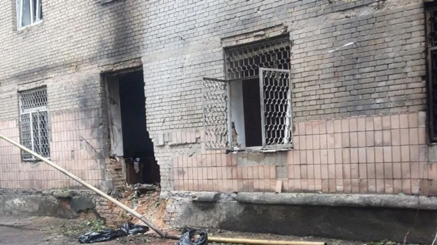 Student accommodation damaged in Russian drone attack on Kyiv – photos