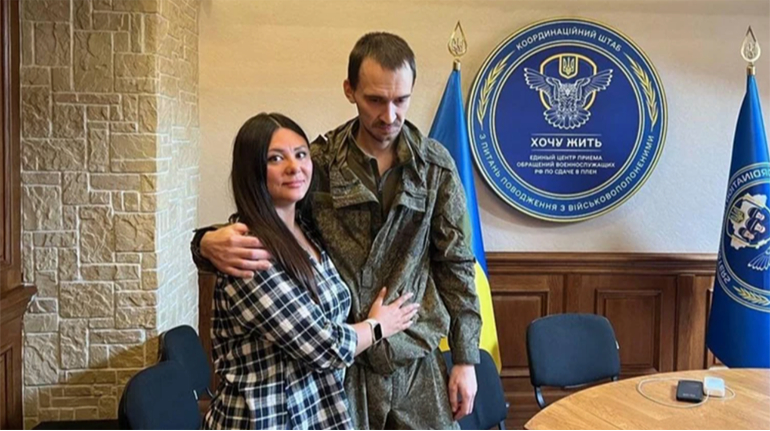 POW exchange: Russian soldier whose wife came to Ukraine to visit him returned to Russia