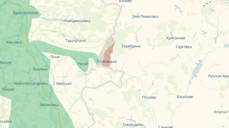 DeepState: Грабовське на Сумщині перейшло під контроль ворога