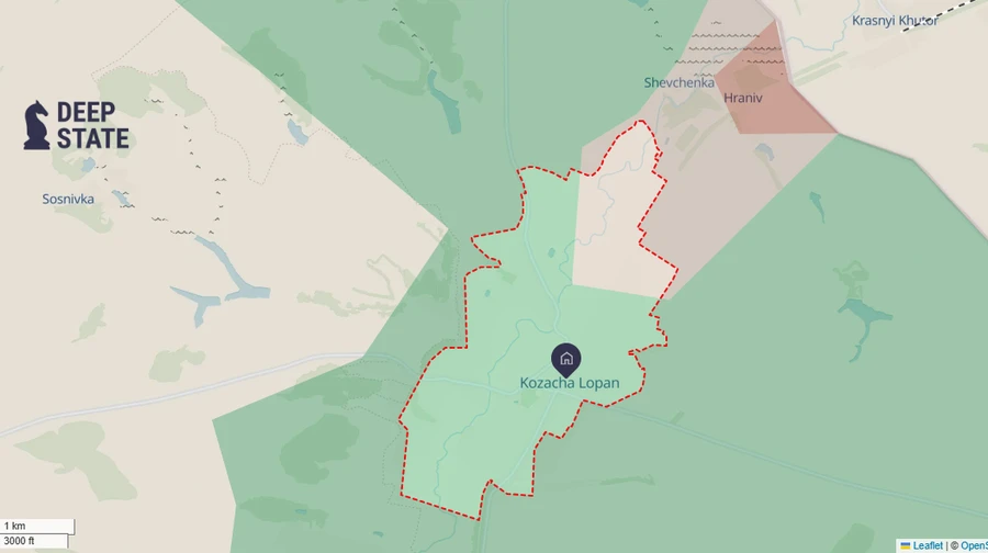 Ukrainian forces refute Putin's claims that Russia has captured Kozacha Lopan in Kharkiv Oblast – map
