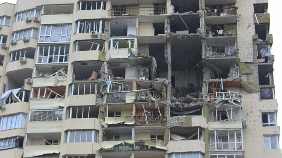 First humanitarian aid train arrives in Chernihiv