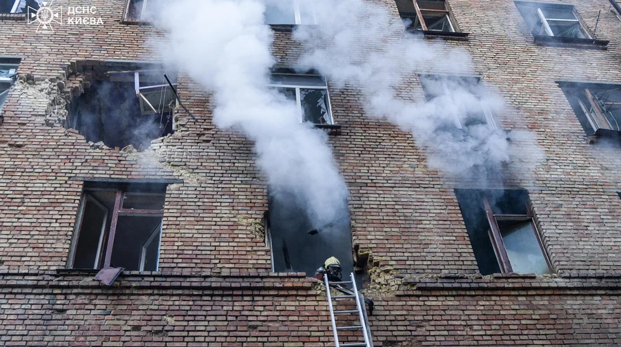 Russian attack on Kyiv leaves 29 injured, including five children