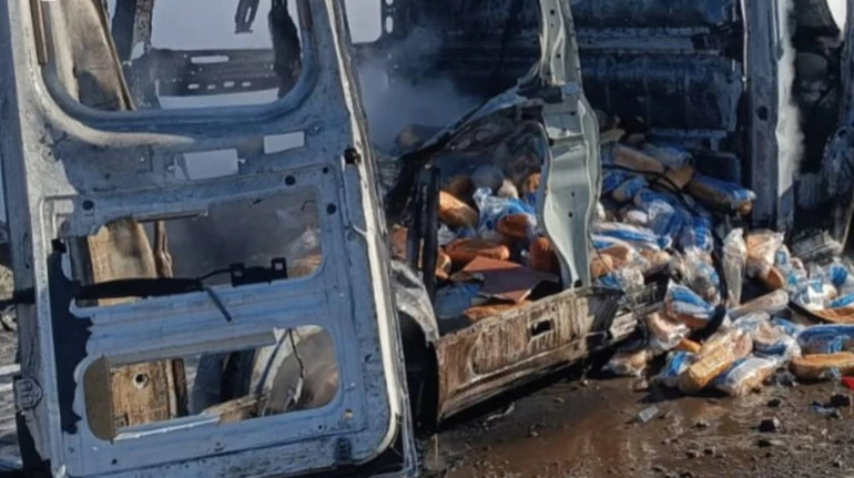 Росіяни атакували автомобіль з хлібом на Харківщині: постраждав водій