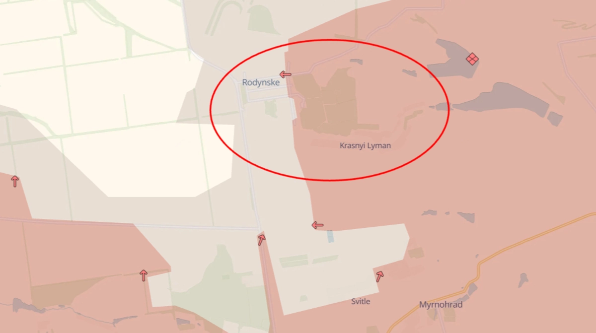 Russian forces advance further into Ukraine near Myrnohrad