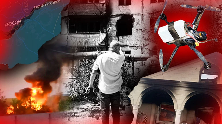 Сафари на людей: в Херсоне российские военные массово атакуют гражданских с дронов