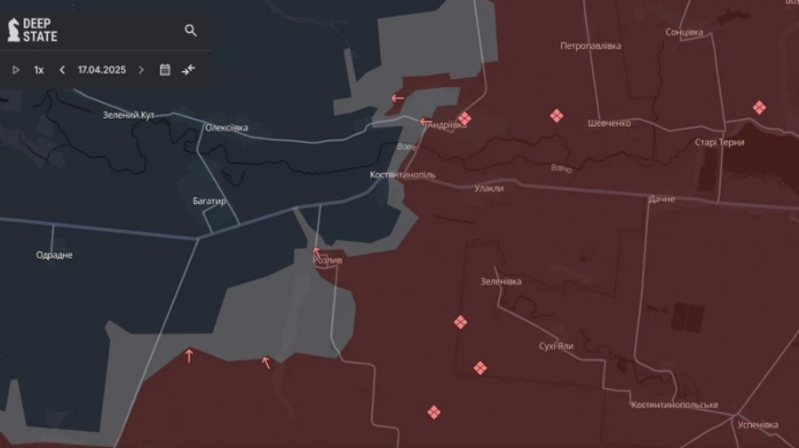 DeepState повідомив про просування окупантів на Донеччині