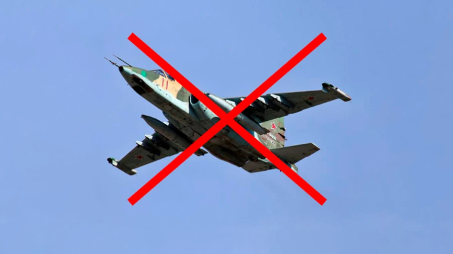 Russian Su-25 jet plane shot down over Kherson Oblast