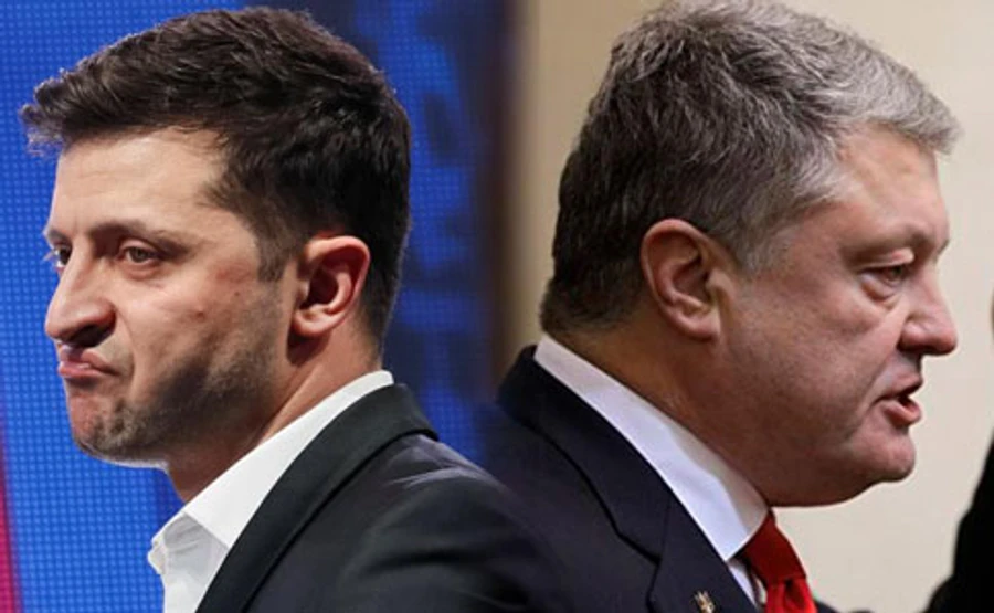 Зеленський кинув слухавку під час розмови з Порошенком у прямому ефірі