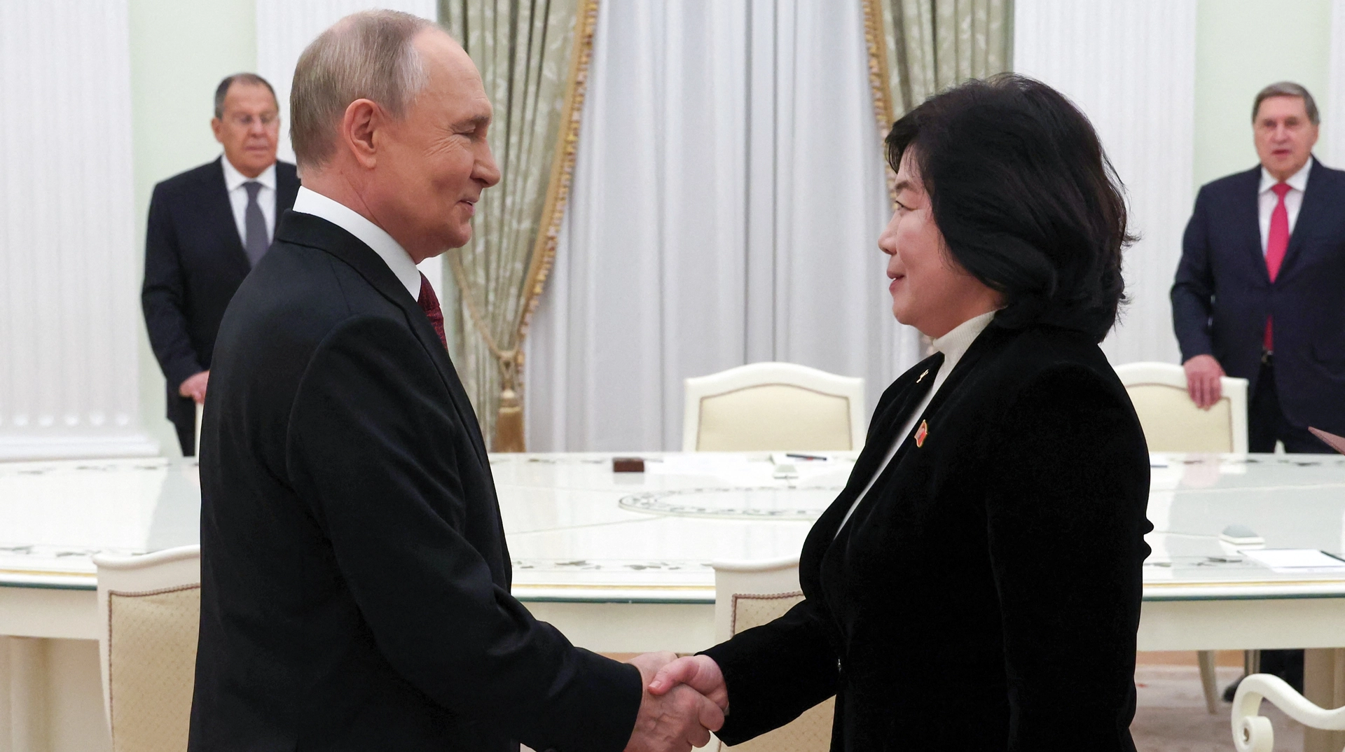 Putin says relations with North Korea are "going to plan"