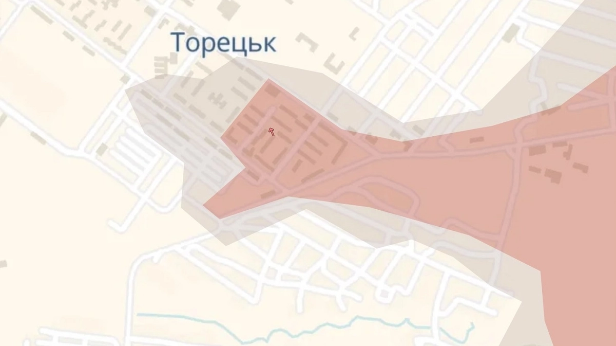 Toropets Map Russians advance in Toretsk and two other settlements in Donetsk Oblast ...