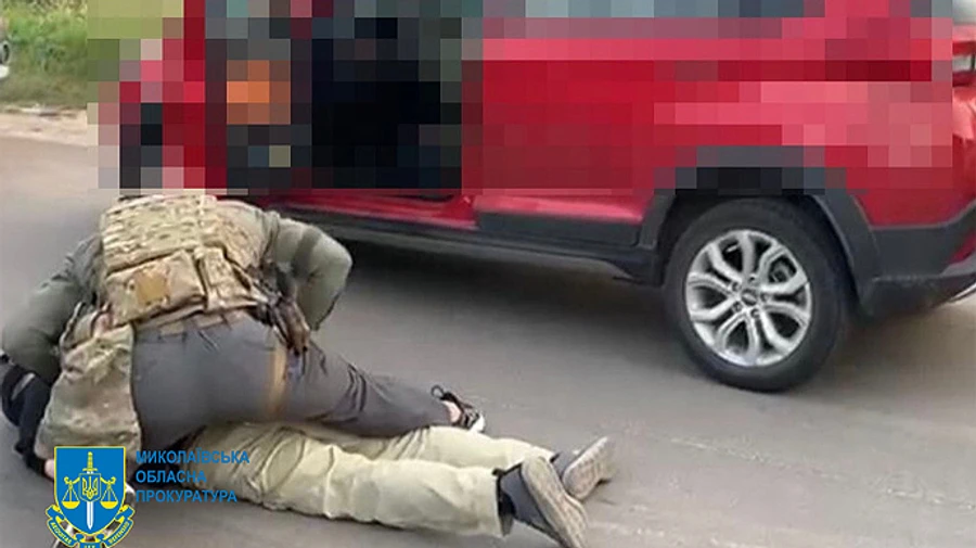 Russian agent detained in Mykolaiv for filming positions of Armed Forces of Ukraine