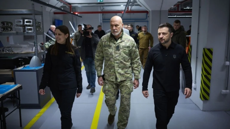 Chair of NATO Military Committee arrives in Ukraine, meets Zelenskyy and Ukraine's Commander-in-Chief