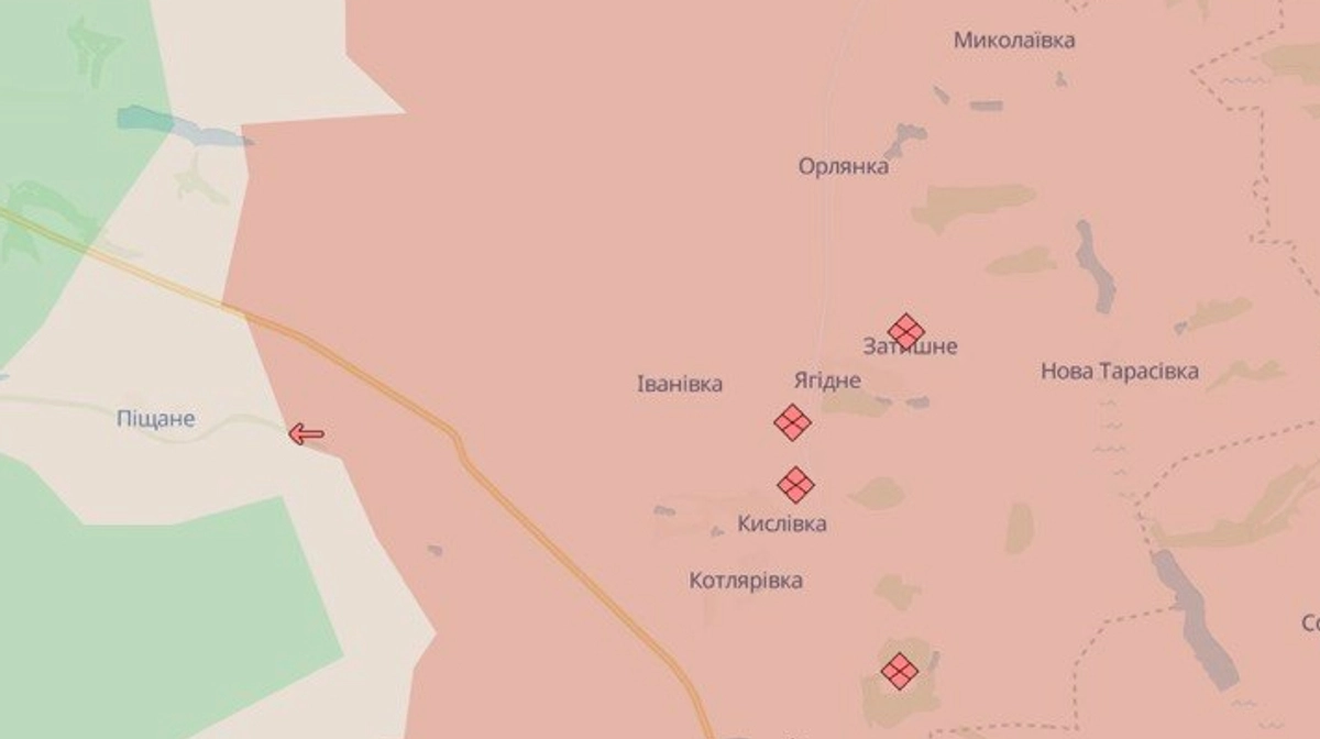 РФ продовжує просування поблизу Піщаного на Харківщині – DeepState