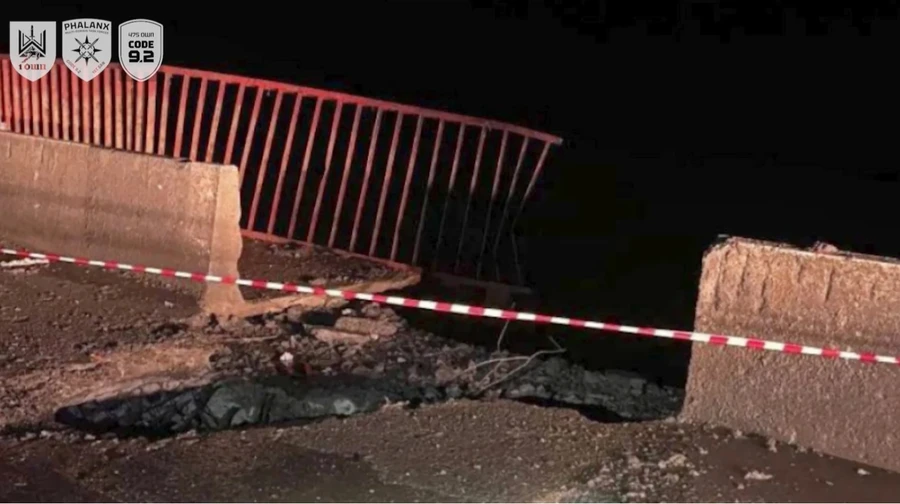 Images of Chonhar Bridge after FP-2 and Behemoth drone attacks have been released – photo