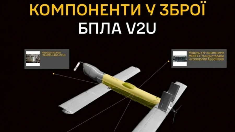 Ukrainian intelligence reveals components of new Russian AI-powered drone