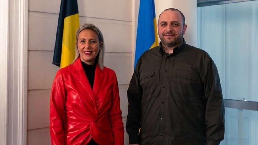 Ukraine's Defence Minister discusses defence industry cooperation with Belgian counterpart