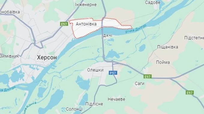 Russians attack village near Kherson, injure two people