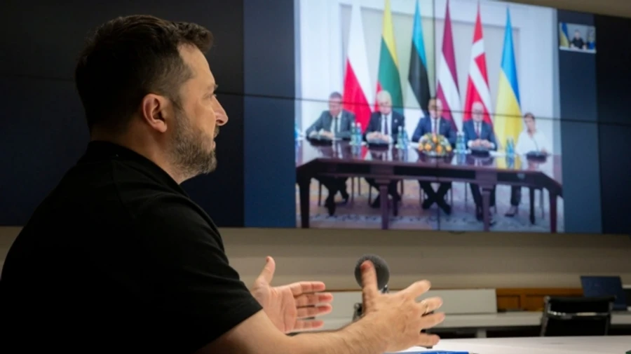 Зеленський обговорив з лідерами пʼяти країн Європи гарантії безпеки для України