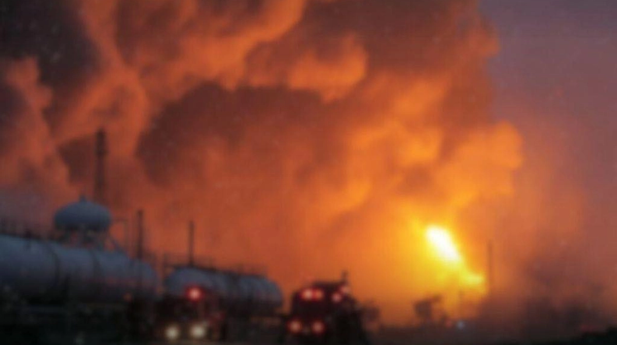 Russia strikes Ukrainian gas production facility in Kharkiv Oblast
