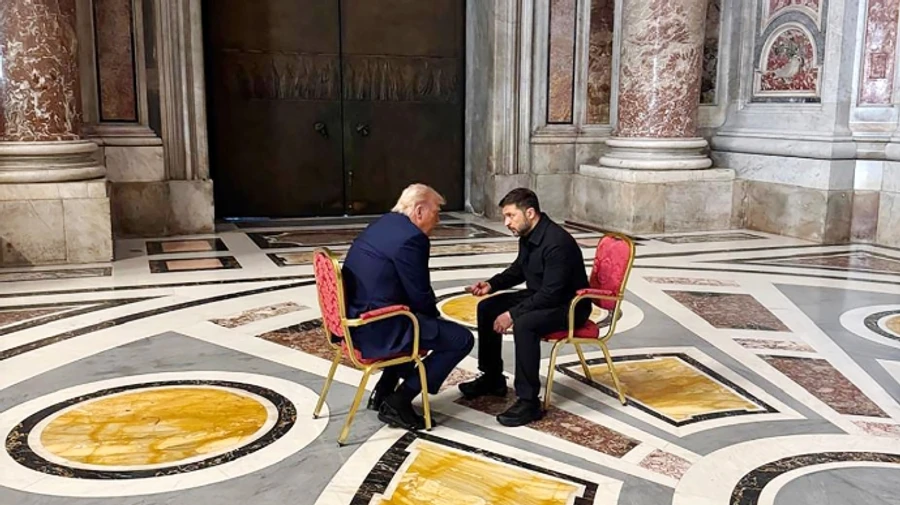 Axios learns details of brief conversation between Zelenskyy and Trump at Vatican