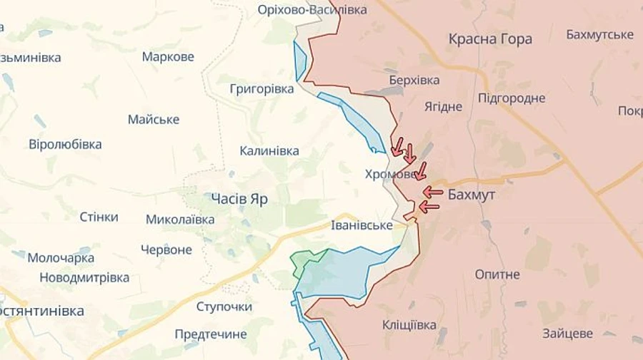 В районе Бахмута в воскресенье Силы обороны местами продвинулись на 200 м – Череватый