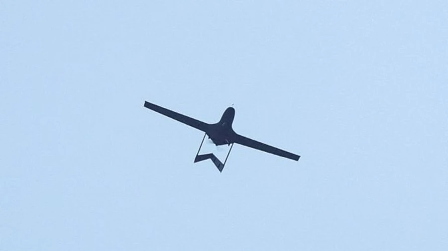 Bayraktar drone out of control was shot down over Kyiv 