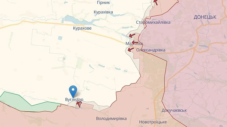 У вищому керівництві РФ назріває конфлікт через вимогу штурму Вугледара – Генштаб