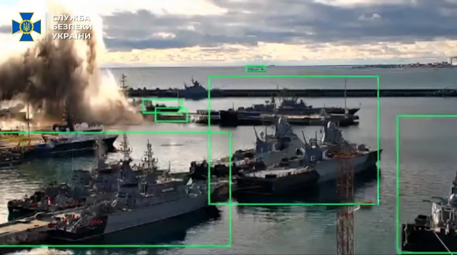 Ukraine blows up Russian submarine with drones for first time – photo, video