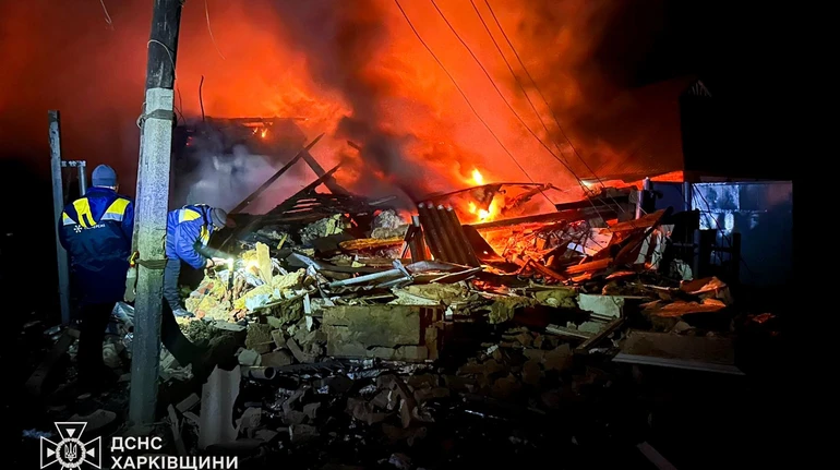 Росіяни вдарили дроном по Золочеву: 5 постраждалих