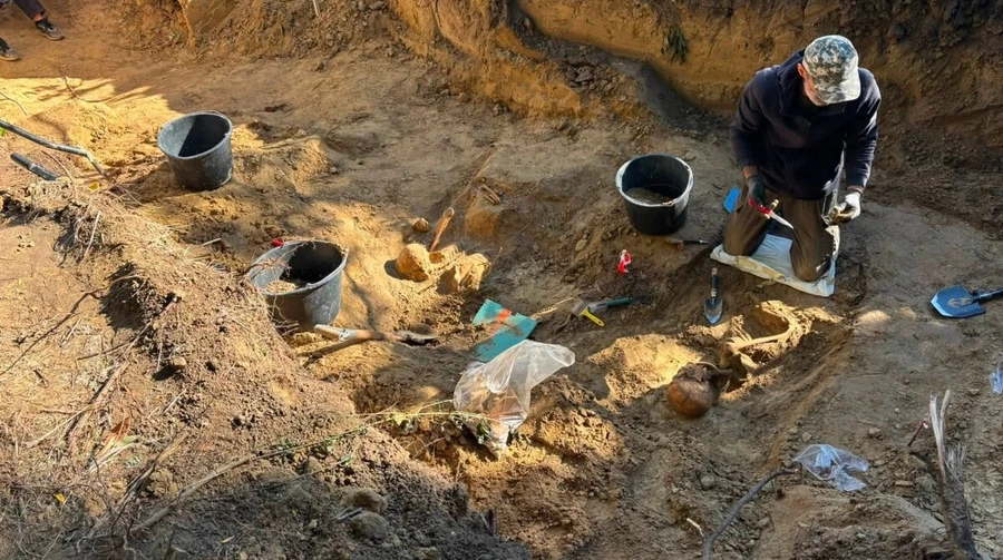 Во Львове во время эксгумации захоронений 1939 года были обнаружены останки польских и немецких военных