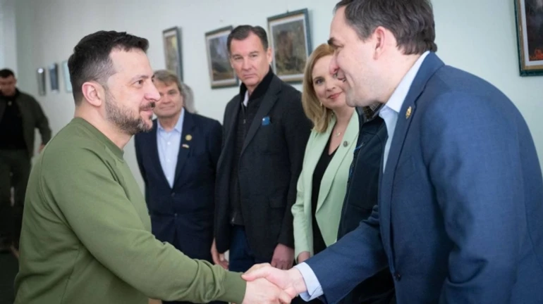 Зеленський зустрівся з делегацією Конгресу США на Чернігівщині