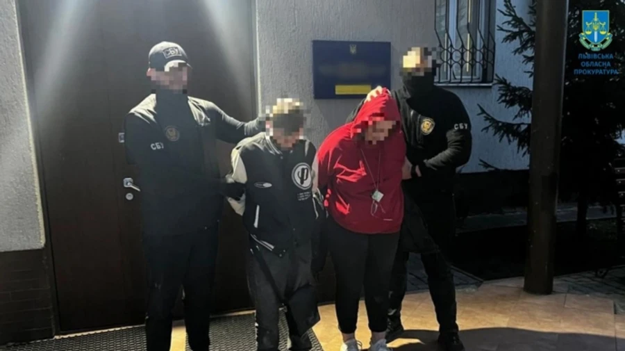 Ukrainian law enforcers detain two Russian assets planning to blow up police station in Lviv – photos