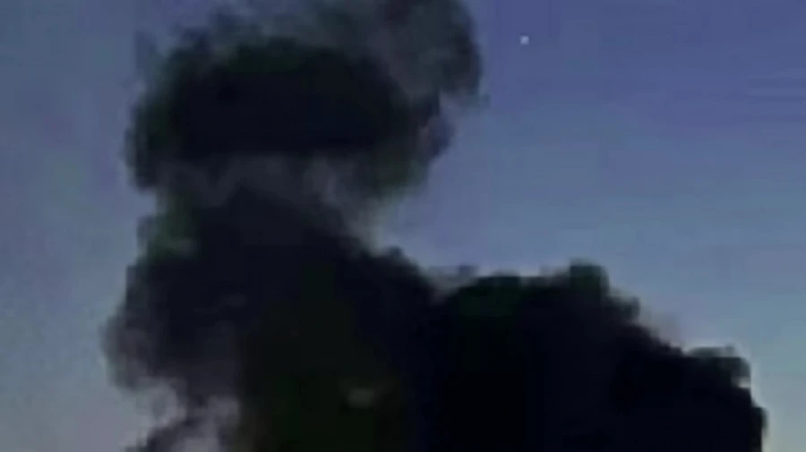 Russian drones target Kharkiv warehouse in nighttime attack