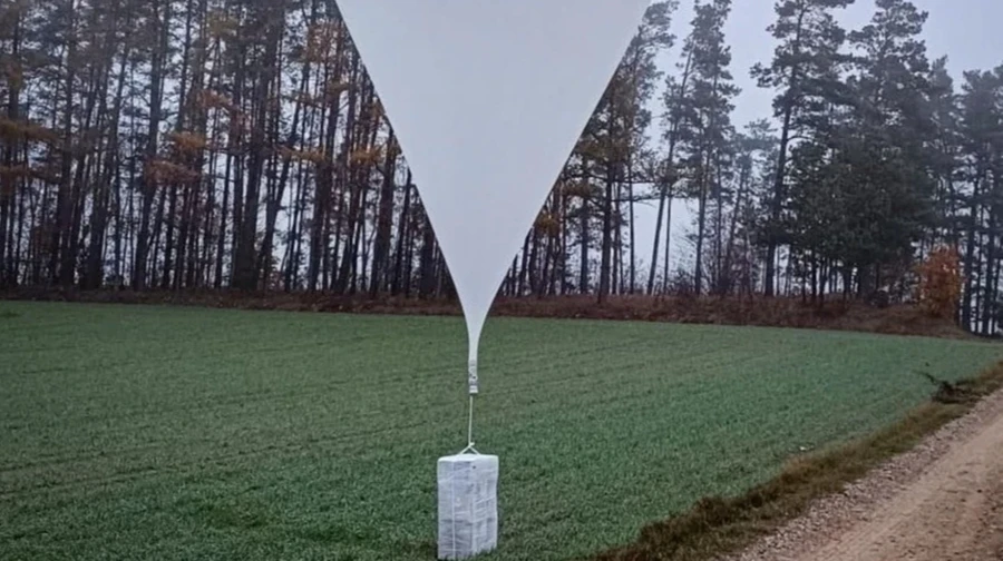 Понад пів сотні метеозондів з Білорусі залетіли до Польщі на Різдво