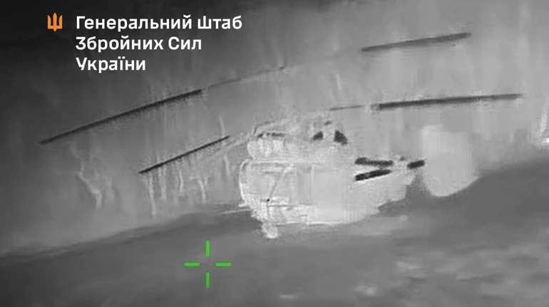 Генштаб: Силы обороны поразили российский корабельный вертолет Ка-27