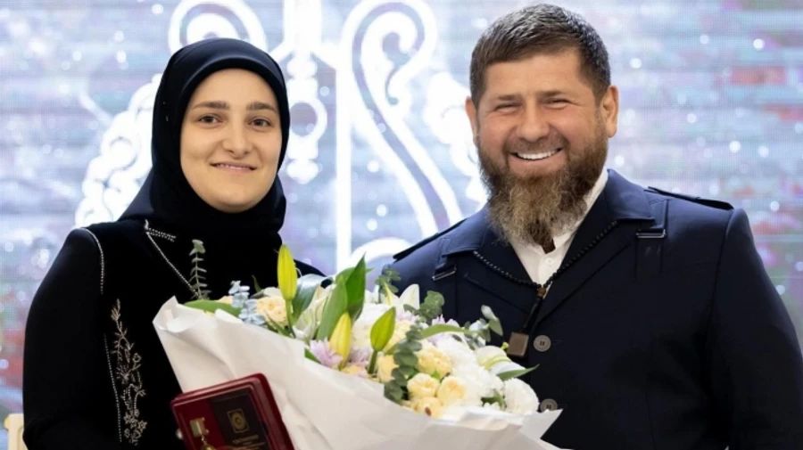 Chechen leader rewards his daughter for strengthening relations with occupied Donetsk Oblast