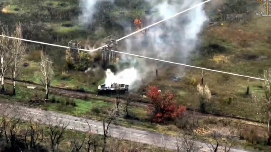 Ukrainian paratroopers show how they kill occupiers and destroy their military equipment in Donetsk Oblast